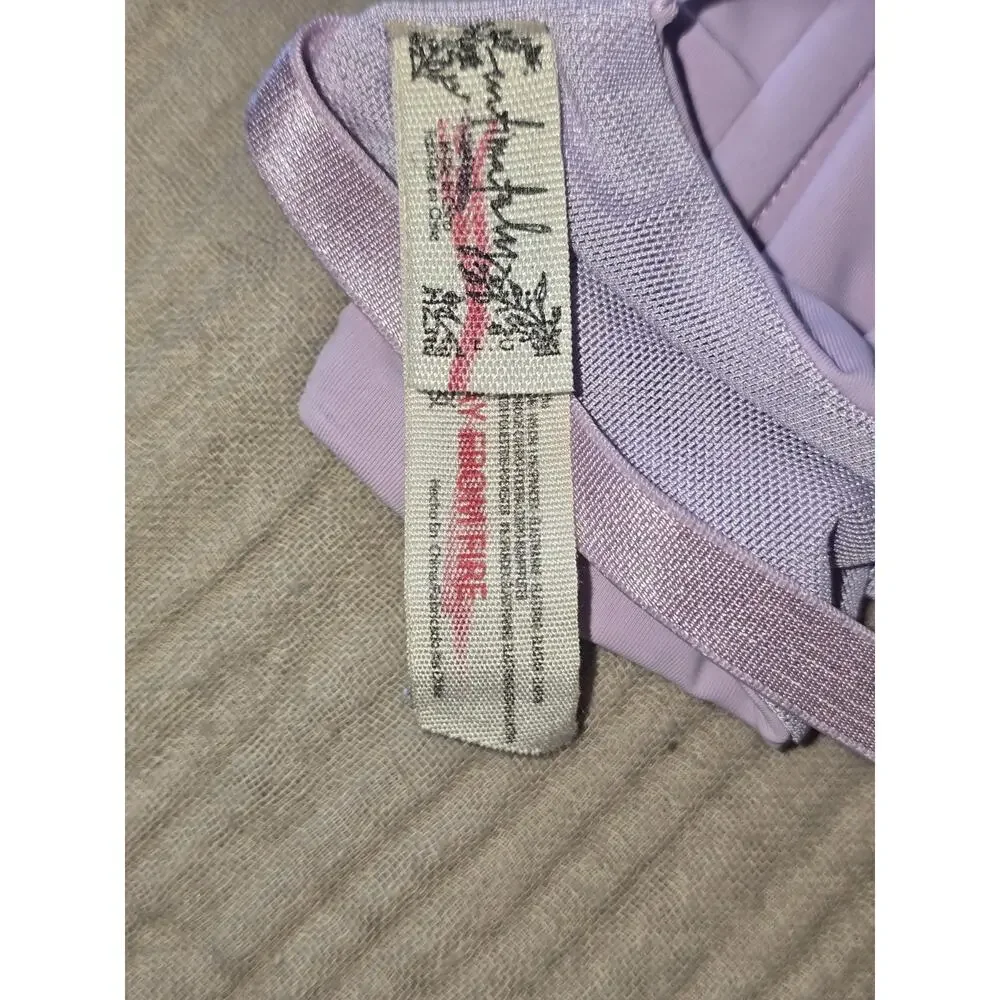 Intimately Free People Women Bra Large Lilac Lavender Bralette Wireless Light